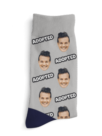 Személyre szabott zoknik - Örökbe fogadott