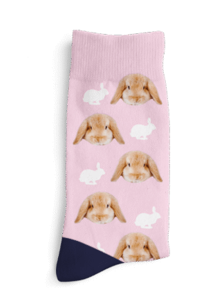 Személyre szabott zoknik - Nyuszi