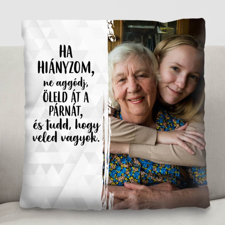 Személyre szabott párna – Különleges kötelék