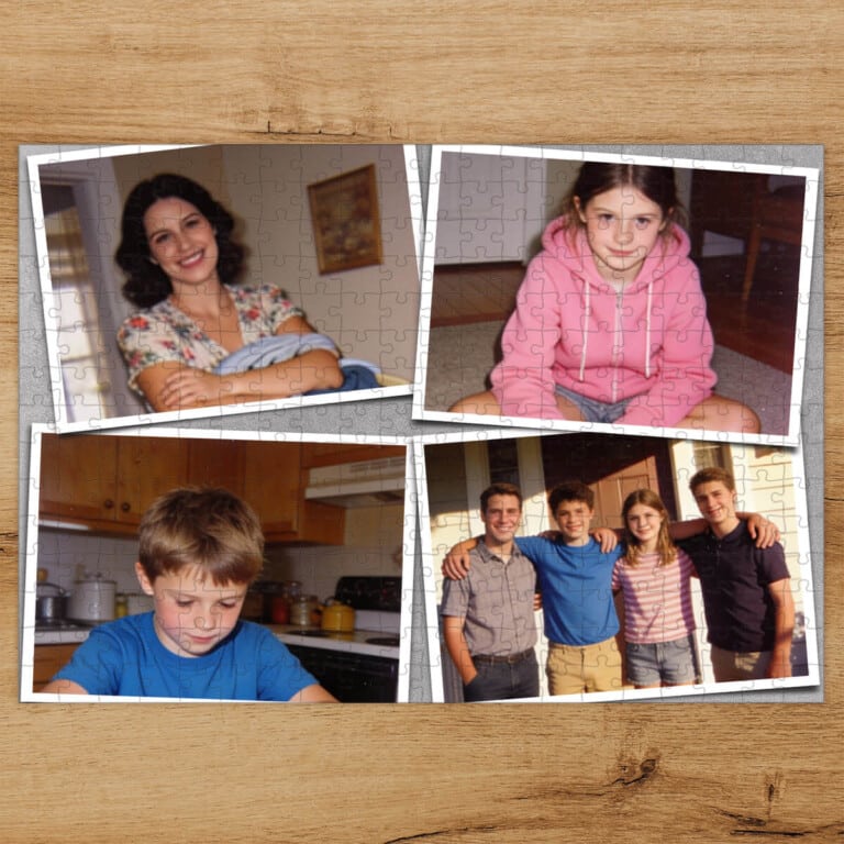 Személyre szabott fotókollázs puzzle (300 db)