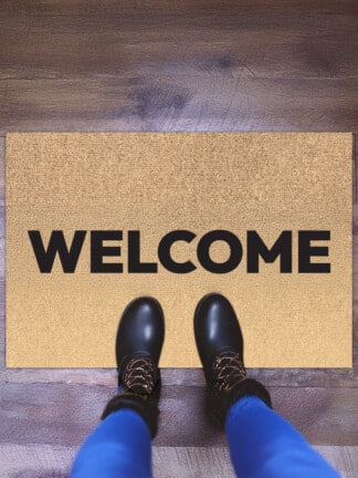 Lábtörlő – Welcome (75×45 cm)
