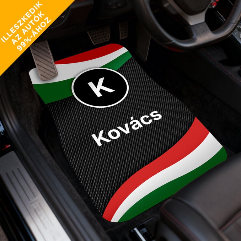 Személyre szabott autószőnyeg – Országzászló