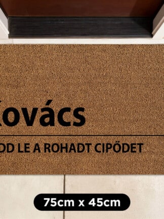 Personalised doormat - Remove your shoes