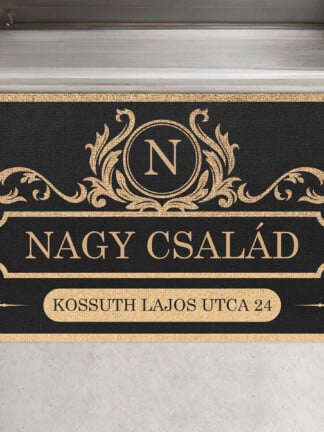 Vezetékneveddel személyre szabott lábtörlő